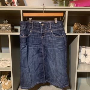 Maurice’s jean pencil skirt